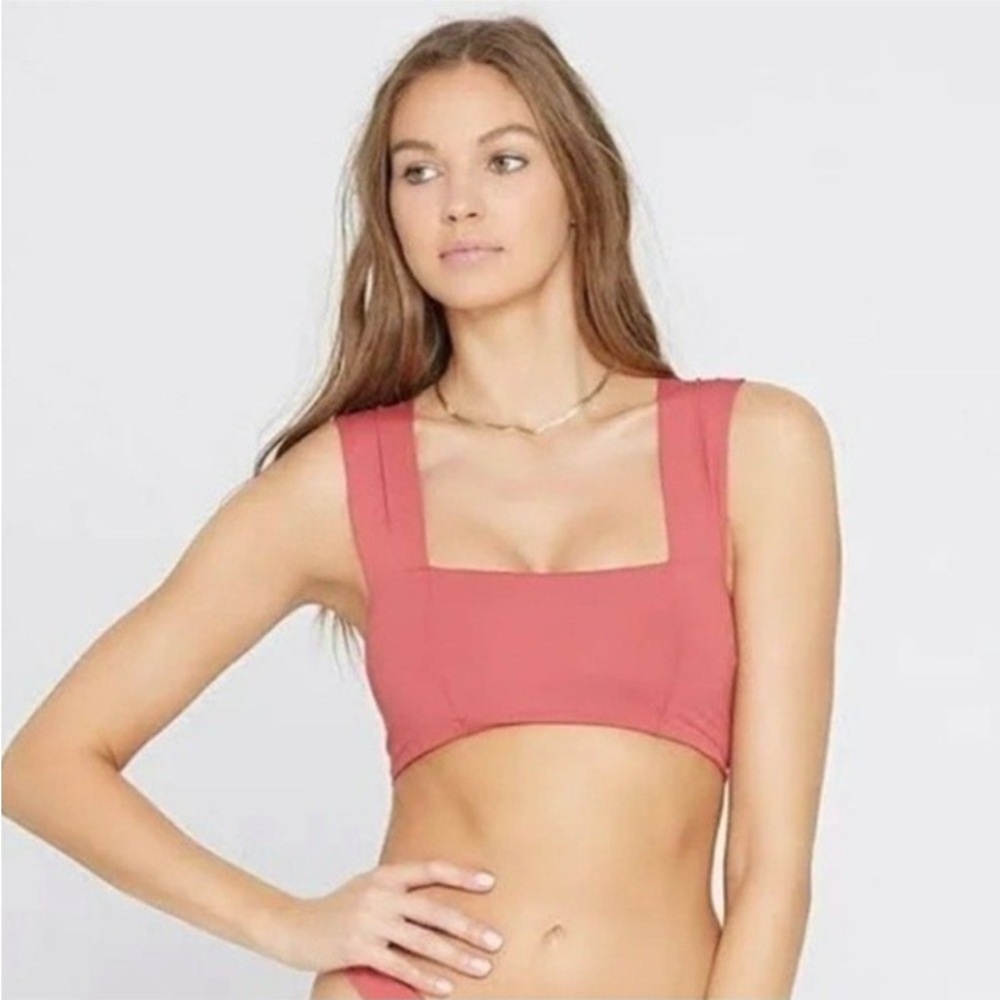 L*space Brick Parker bikini top